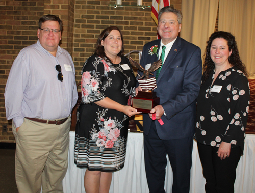 Tom Patton with family members