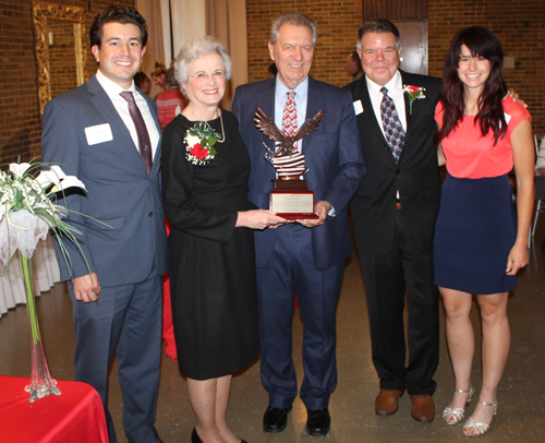 Tombazzi family with Judge Perk