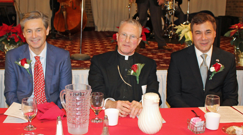 Matt Dolan, Archbishop Broglio and Jim Trakas