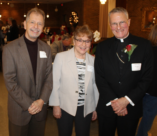 Dick and Chris Russ with Bishop Broglio