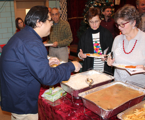 Peruvian food at Cultural Gardens dinner