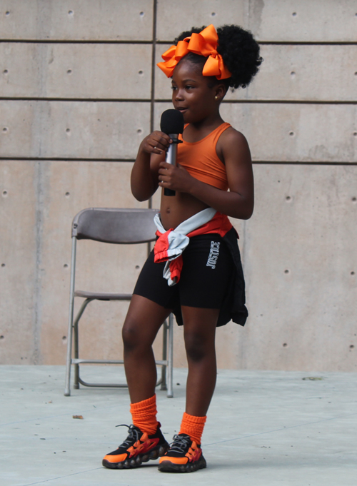 Queen Tia aka Boo performing at Glenville's Got Talent