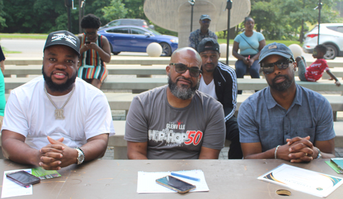 Judges Karlin Warren, RJ Worley and DJ Phatty Banks