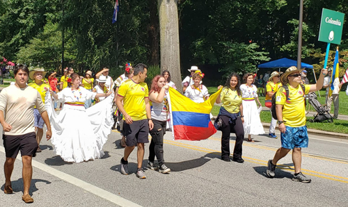 Colombia Garden in Parade of Flags at One World Day