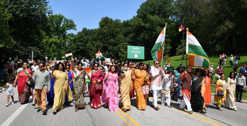 India Cultural Garden in the Parade of Flags on One World Day