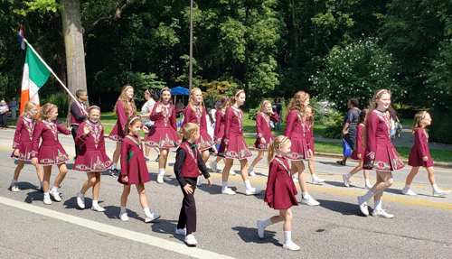 Irish Cultural Garden in Parade of Flags at One World Day