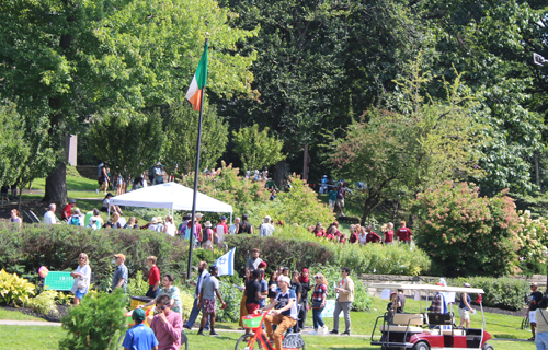 Irish Cultural Garden on One Wolrd Day in Cleveland 2023