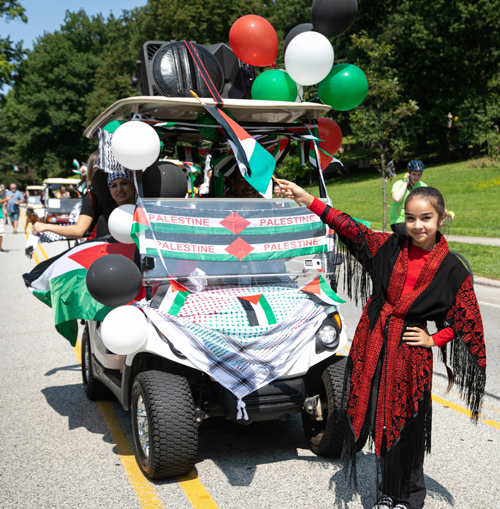 Cleveland Palestinian Community in the Parade of Flags at One World Day