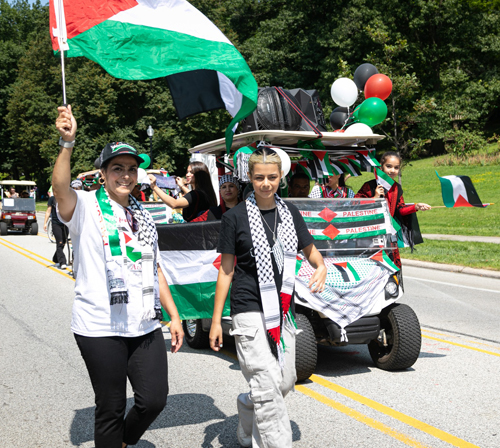 Cleveland Palestinian Community in the Parade of Flags at One World Day