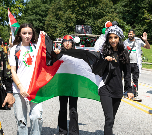 Cleveland Palestinian Community in the Parade of Flags at One World Day