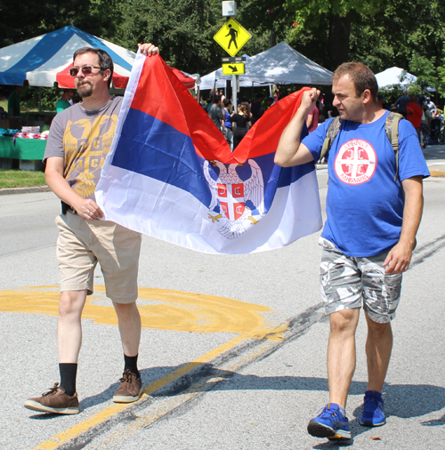 Serbian Cultural Garden in Parade of Flags 2023