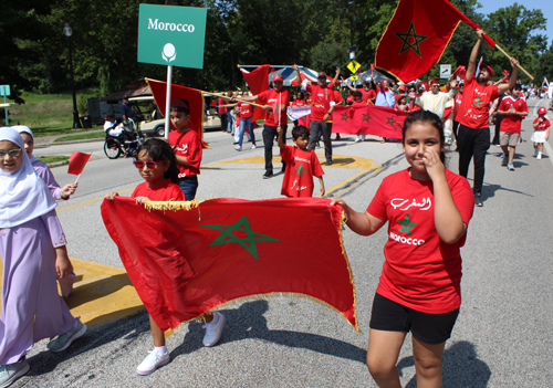 Moroccan community in Parade of Flags on One World Day