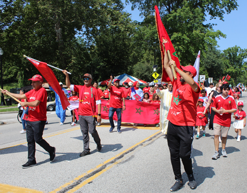 Moroccan community in Parade of Flags on One World Day