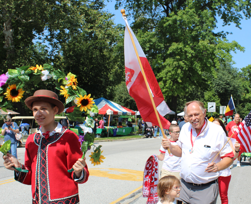 Polish Cultural Garden in Parade of Flags