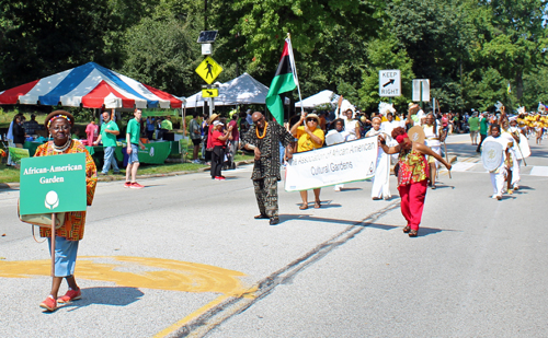 African American Garden at 2023 One World Day Parade of Flags