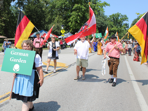 German Garden in Parade of Flags