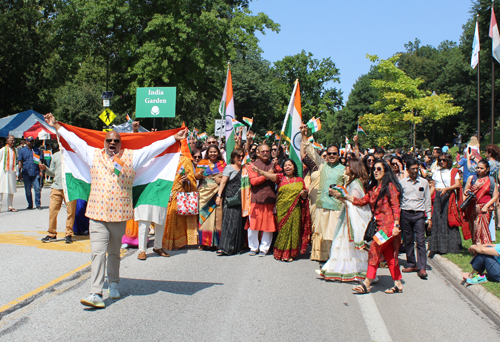 India Cultural Garden in the Parade of Flags on One World Day