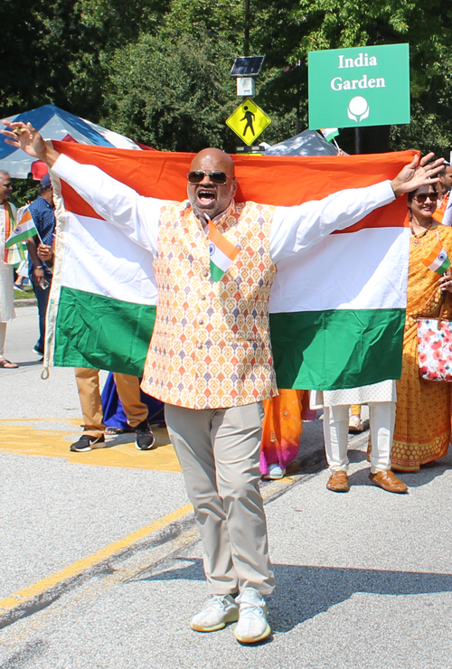 India Cultural Garden in the Parade of Flags on One World Day