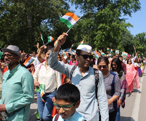 India Cultural Garden in the Parade of Flags on One World Day