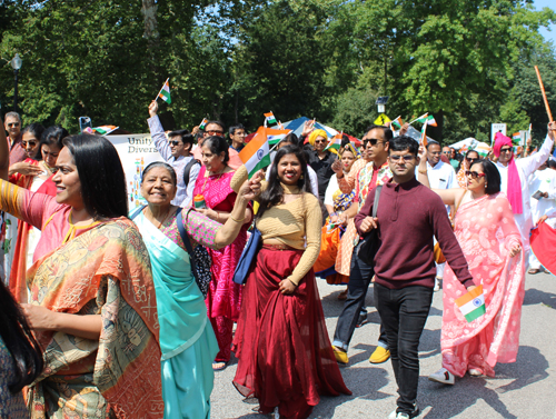 India Cultural Garden in the Parade of Flags on One World Day