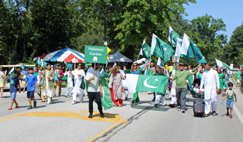 Pakistani community in Parade of Flags at One World Day