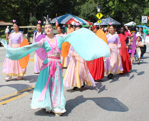 Chinese Cultural Garden in Parade of Flags at 2023 One World Day