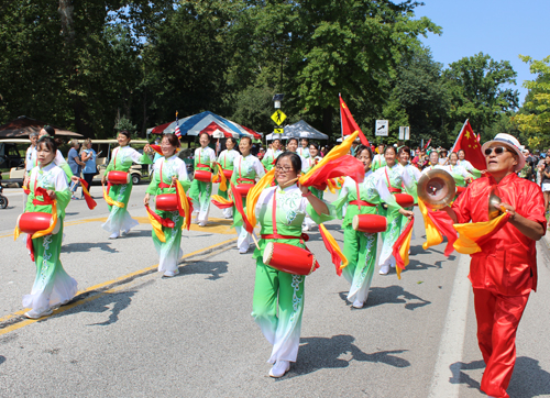 Chinese Cultural Garden in Parade of Flags at 2023 One World Day