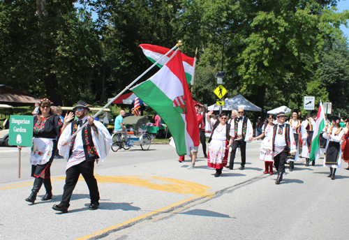 Hungarian Garden in Parade of Flags