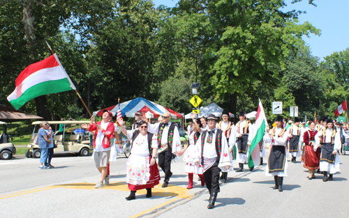 Hungarian Garden in Parade of Flags