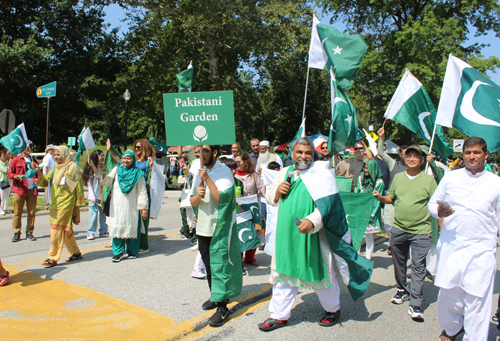 Pakistani community in Parade of Flags at One World Day