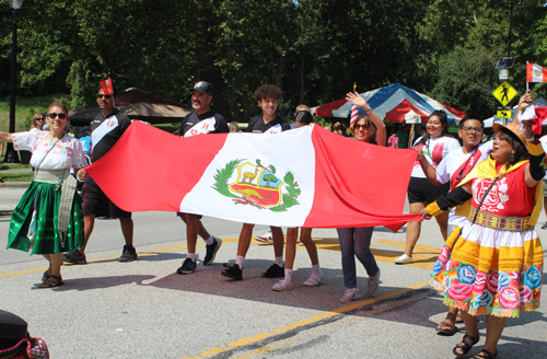 Peruvian Cultural Garden in Parade of Flags