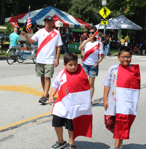 Peruvian Cultural Garden in Parade of Flags