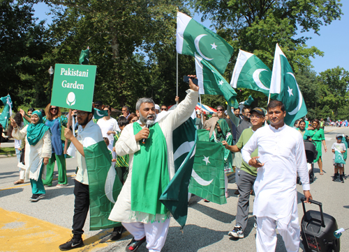 Pakistani community in Parade of Flags at One World Day