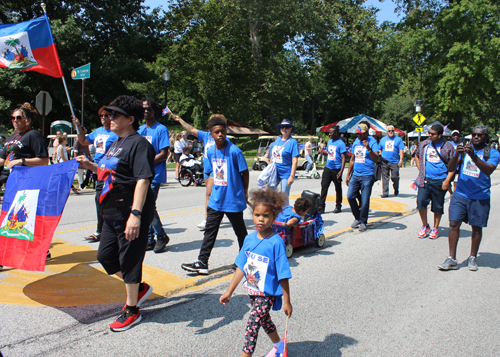 Haitian community at 2023 One World Day Parade of Flags