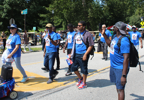 Haitian community at 2023 One World Day Parade of Flags