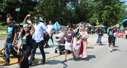 Cleveland Kazakhstan Community in Parade of Flags on One World Day