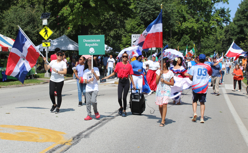 Dominican Community in Parade of Flags at 2023 One World Day in Cleveland