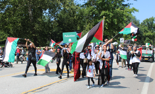 Cleveland Palestinian Community in the Parade of Flags at One World Day