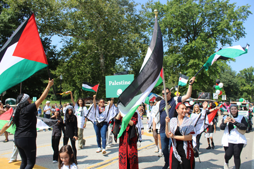 Cleveland Palestinian Community in the Parade of Flags at One World Day