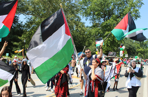 Cleveland Palestinian Community in the Parade of Flags at One World Day