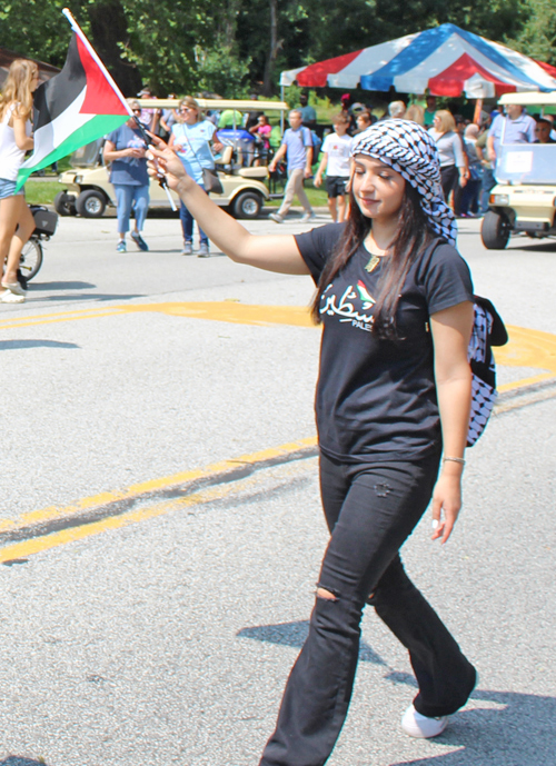 Cleveland Palestinian Community in the Parade of Flags at One World Day