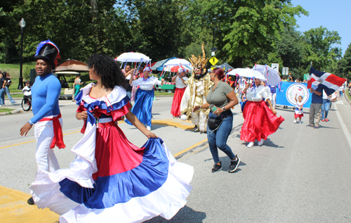 Dominican Community in Parade of Flags at 2023 One World Day in Cleveland