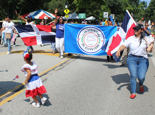 Dominican Community in Parade of Flags at 2023 One World Day in Cleveland