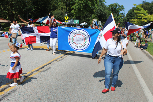 Dominican Community in Parade of Flags at 2023 One World Day in Cleveland