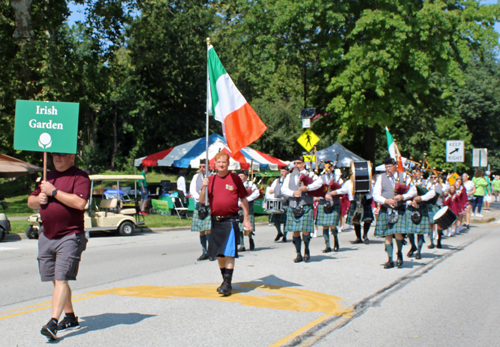 Irish Cultural Garden in Parade of Flags at One World Day