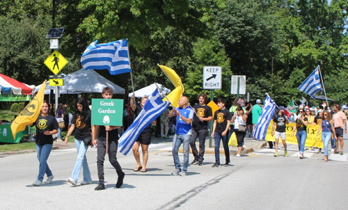Greek Cultural Garden in Parade of Flags at One World Day 2023