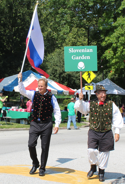 Slovenian Cultural Garden in Parade of Flags