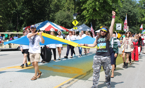 Ukrainian Cultural Garden in Parade of Flags at One World Day