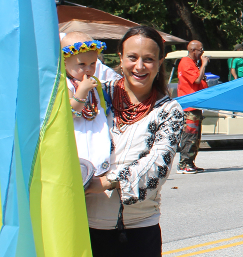 Ukrainian Cultural Garden in Parade of Flags at One World Day