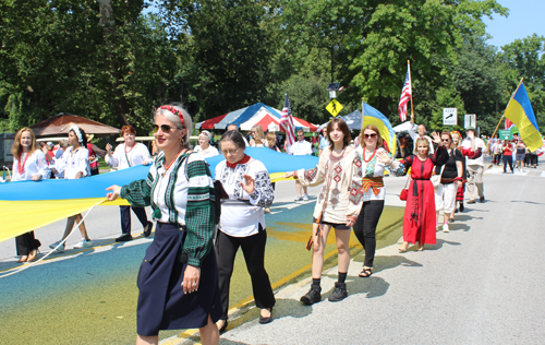 Ukrainian Cultural Garden in Parade of Flags at One World Day